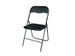Chaise pliante BRASQ FC100 noir