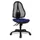 Bureaustoel,Synchroonmech.,Zitting Stof Blauw