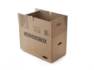 Verhuisdoos IEZZY 370x650x350 dubbelgolf bruin 7mm - 2