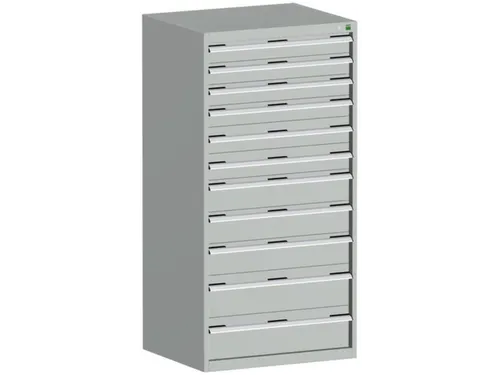 ladekast HxBxD 1600x800x750mm 11laden zware lasten RAL7035
