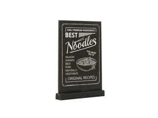 Europel Krijtbord Tafelmodel A4 Staand Zwart - 2
