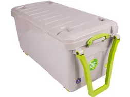 Really Useful 16 Liter Opbergbox Recycled met Wieltjes Grijs