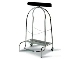 vuilniszakstandaard,v. 1x110l,HxBxD 940x550x425mm,frame gepolijst