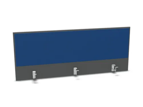 opzetpaneel bureau aanbouw achter MS-donkergrijs BN6016-blauw 1400mm