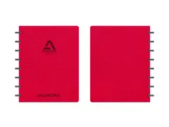 Schrift Adoc Business A5 ruit 5x5mm 144 pagina's 90gr rood