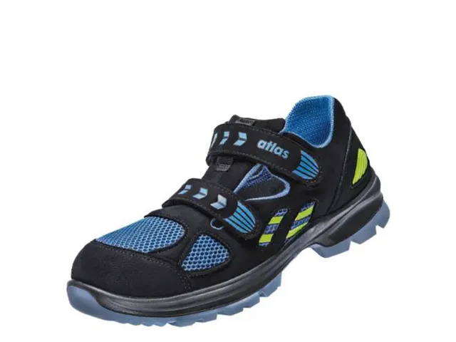 Atlas Flash 4605 XP ESD S1p Veiligheidsschoenen zwart blauw lime W-41