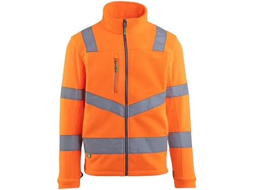 Fleece vest Arco Responsible Hi-Vis oranje maat 4XL
