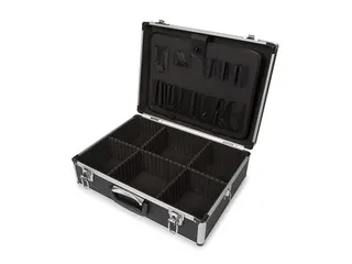 Aluminium Gereedschapskoffer 455x330x152mm 22,8L Grijs/Zwart - 2