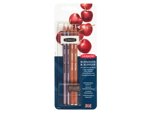 Potlodenset Derwent blender + polijst 6 stuks