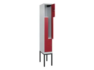 Z-garderobekast,HxBxD 2120x300x500mm,vak B 150/300mm,cil.-slot - 2