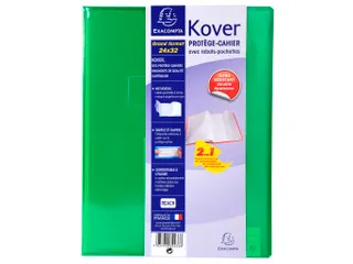 Schriftomslagen Kover transparant 24x32cm ass - 7