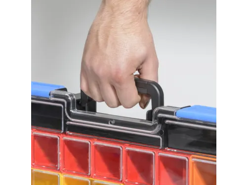 Assortimentskoffer,type 9,HxBxD 76x440x335mm,kunststof,koffer zwart