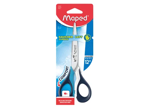Schaar Maped Sensoft 16cm links assorti