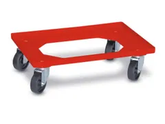 onderwagen voor kratten,draagverm. 250kg,laadvl. LxB 600x400mm