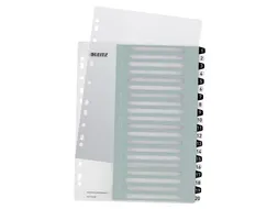 WOW printbare index, 20 tabs, zwart-wit