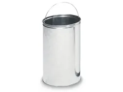 Push Afvalbak Staalplaat 40 Liter Hxd 730x415mm Wit