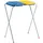 Afvalzakhouder Duo 2x130L geel en blauw