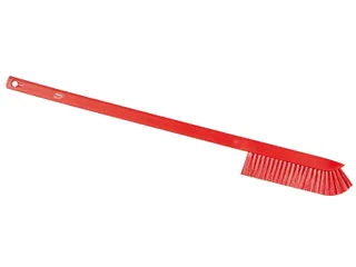 Vikan Hygiene precisieborstel lange steel 600mm medium vezels Rood - 1