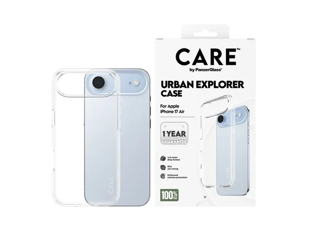PanzerGlass CARE by Urban Explorer Case Transparent iPhone Air,