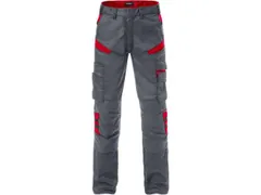 Fristads 2555 STFP werkbroek voor P/COT, grijs/rood, maat C150, per st