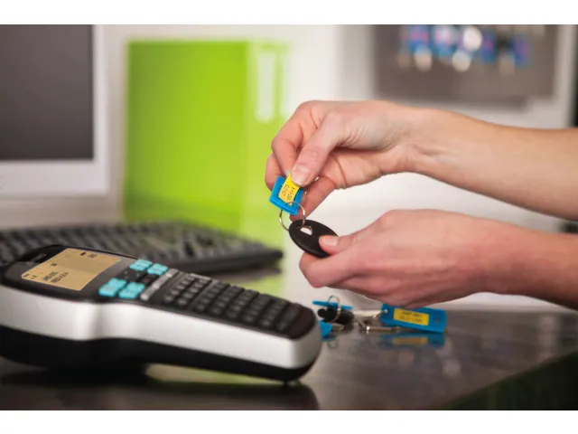 Labelprinter Dymo LabelManager 420P draagbaar abc 19mm zwart in koffer