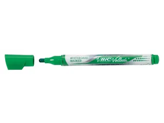 Whiteboardmarker Bic Velleda liquid rond medium groen - 1