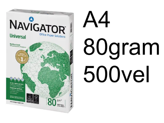 Kopieerpapier Navigator Universal A4 80 Gram Wit