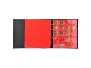 Ringmap 100 penninge n 24,5x25cm blauw - 5