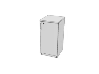 kantoorkast,HxBxD 825x400x445mm,Bl-wit - 1