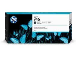 P2V83A HP 746 DNJ ink matte Zwart Toner 300ml