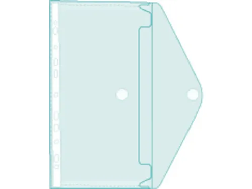 Geperforeerde Tas PP klittenband PP A4 Assorti