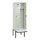 locker met bank,voor scheiding van kleding,HxBxD 2120x600x815mm,2vak