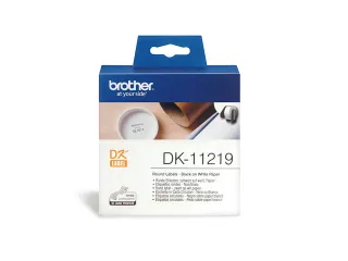 Etiket Brother Label Printer 12mm Wit DK-11219 - 1