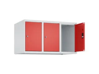 opzetkast,v. locker,3vak.,vak B 300mm,HxBxD 500x900x500mm,vleugeldeur - 2
