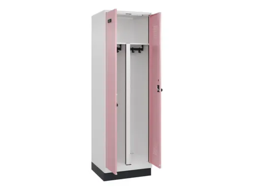 PBM-locker,HxBxD 1950x600x500mm,2vak,vak B 300mm,draaigrendel