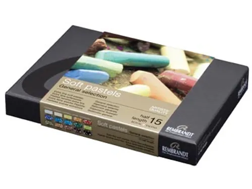 Softpastels, Starterset Met 15 Halve Pastels