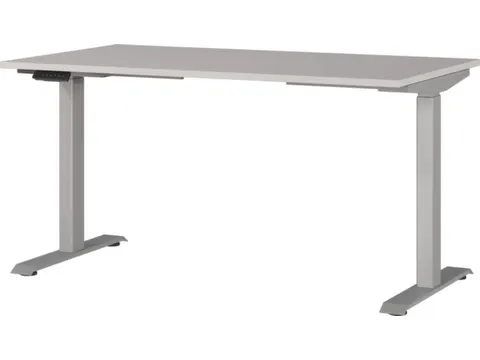 Elektrisch ihv bureau,HxBxD 720-1200x1400x800mm,blad decor kasjmier