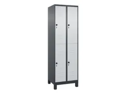 dubbeldekse locker,HxBxD 1950x600x500mm,2x2vak.,vak B 300mm