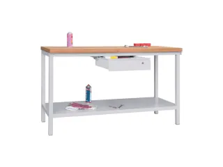 Werkbank 900x1500x700mm 1lade Frame/behuizing Ral7035 Front Ral7035 - 2