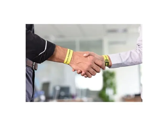 Bracelets imprimables Avery L4001-5 18x265mm jaune 50pcs