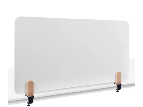 Bureauscherm Elements whiteboard 60x120cm klemmen