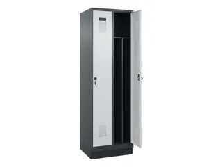 locker voor scheiding van kleding,HxBxD 1950x600x500mm,2vak - 1