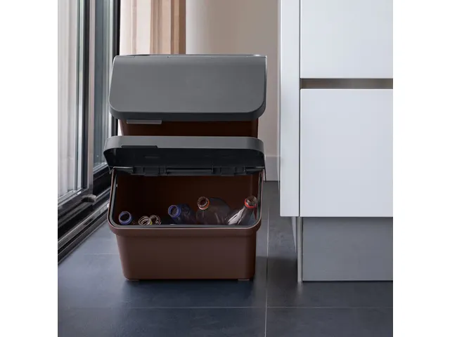 Sigma Home sorteer unit 45L bruin - 49,3x38,8x29,8cm