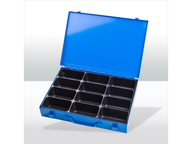assortimentskoffer,HxBxD 50x335x240mm,12vakken
