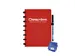 Notitieboek Correctbook A5 lijn 40blz horizon red