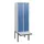 locker met bank,HxBxD 1950x600x815mm,2vak,vak B 300mm,draaigrendel