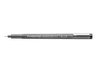 Fineliner Staedtler Pigment 308 zwart 0.3mm - 1