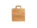 Tas IEZZY kraft papier 26x17x25cm (bxdxh) bruin 250 stuks