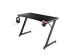 GXT 709 LUMINUS RGB-led Gaming Desk Zwart 120x60x74cm