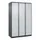 dubbeldekse locker,HxBxD 1850x1200x500mm,3x2vak.,vak B 400mm,cil.-slot